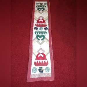 🙂Quilt Piece Table Runner Buffet Farmhouse 64x14” Women Ladies Wall Hanging